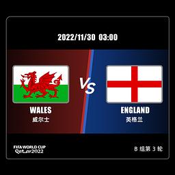 B组 威尔士 VS 英格兰 11/30