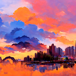 Sunset in Beijing